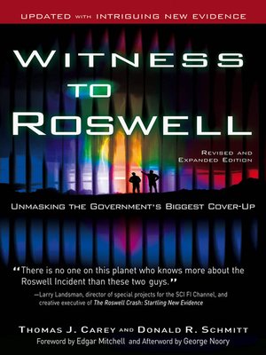 cover image of Witness to Roswell, Revised and Expanded Edition